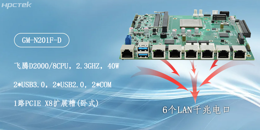 飞腾主板，6个千兆电口助力构建安全化生态(图2)