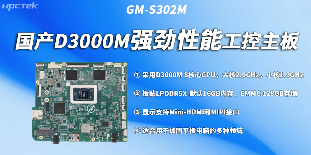 飞腾D3000M工控主板：强性能、多扩展(图2)