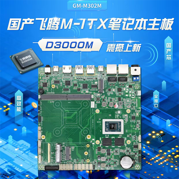D3000M八核飞腾主板M302M(图1)